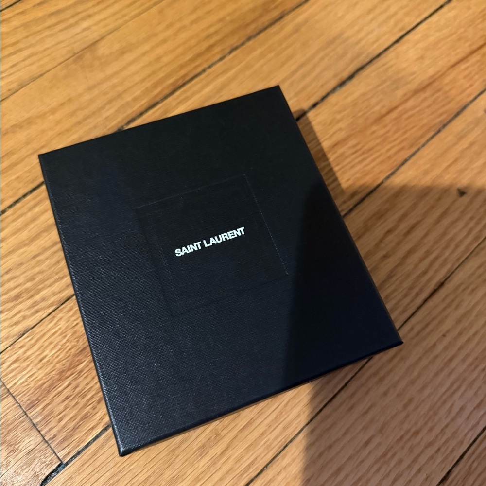 Saint Laurent Black Wallet Box